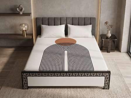 3pc Export Quality Pure Cotton Bedsheets styled in luxury bedroom setting